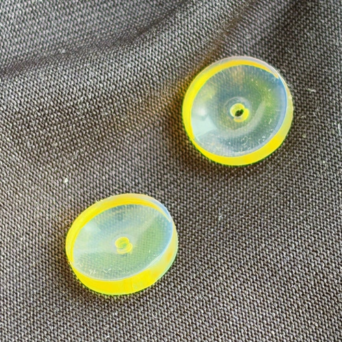 天然老坑金珀净水蓝珀内凹隔片垫片6-12毫米单侧双侧内凹可选保真