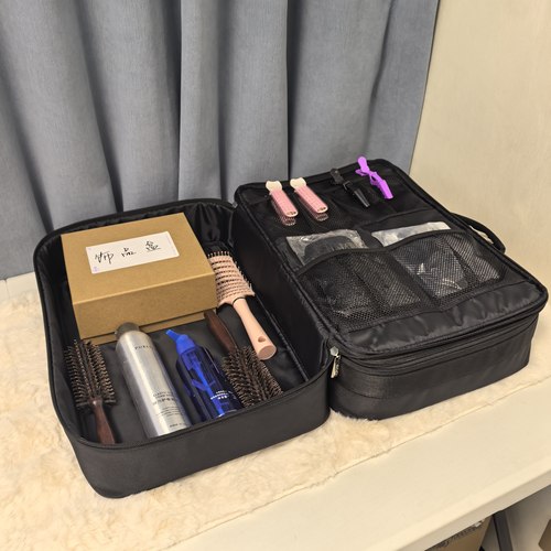 美发工具包大容量多功能吹风机收纳包发型师化妆师饰品包卷发棒包
