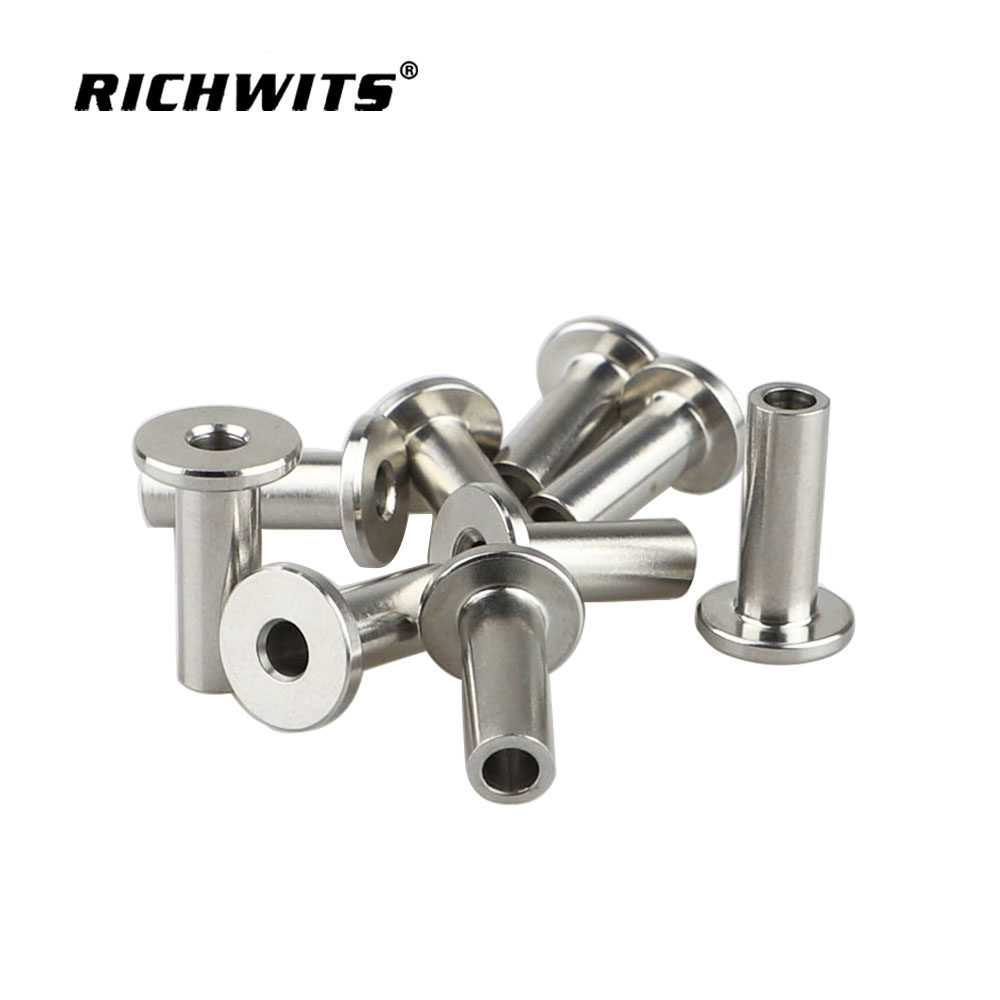 钢丝绳保护套筒 钢丝绳楼梯 护栏电缆配件 绳索配件 不锈钢保护套