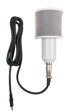 新款BM-800电容麦克风手机电脑 话筒 U型防喷网隔间罩白色