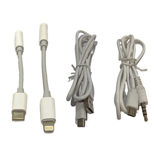 V8声卡连接线 麦克风手机K歌话筒录音音频线安卓快手直播用伴奏线