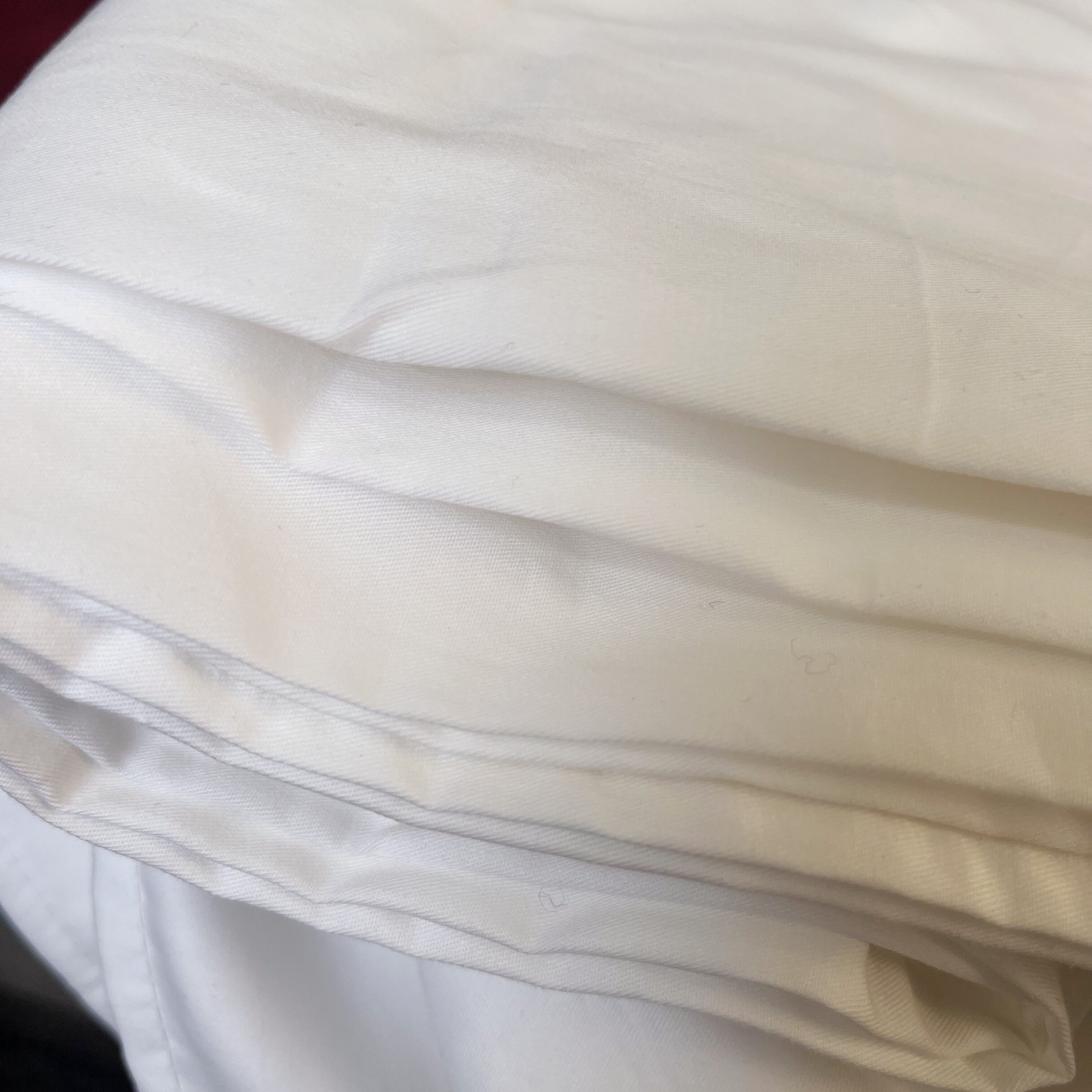 外贸尾单全棉纯棉长绒棉加厚双人白色纯色床单清仓微瑕疵斜纹被单