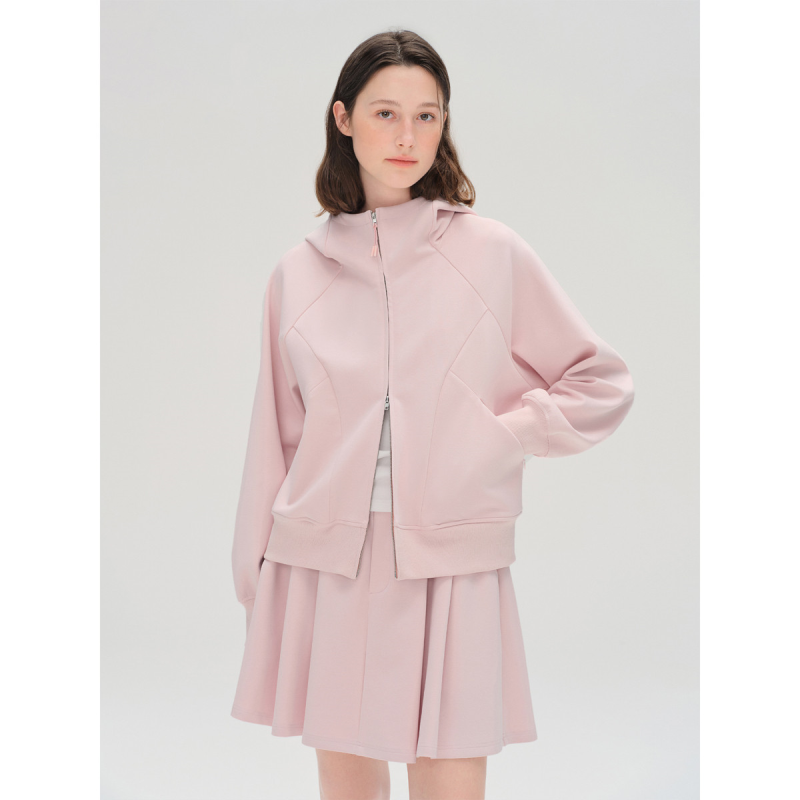 独束大码【草莓奶咖】秋季简约休闲高腰半裙女秋季2025百搭短裙