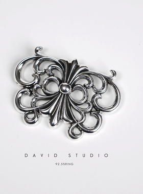 david925情侣纯银做旧复古