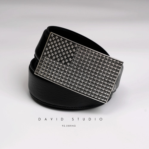 david全手工s925纯银高逼格腰带