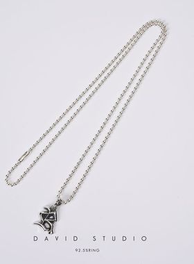 davidstudio925纯银做旧吊坠