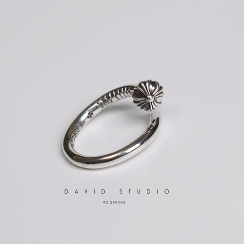 david全手工s925纯银情侣戒指