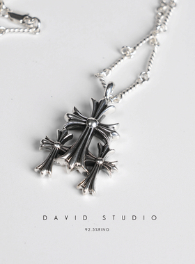 davidS925纯银S925纯银竹节链