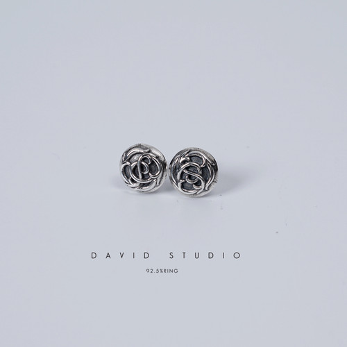 davidstudio权志龙蔷薇花耳钉