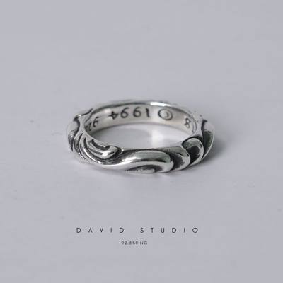 davidstudio925纯银情侣戒指