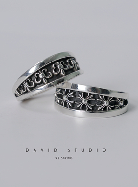 davidstudio925纯银童军花