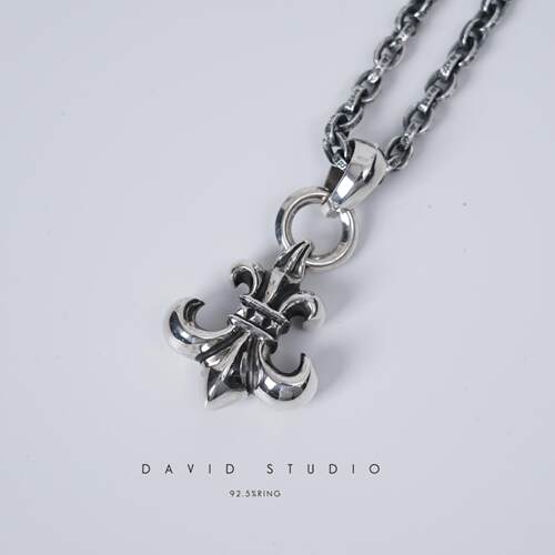davidstudio925纯银环形童军花