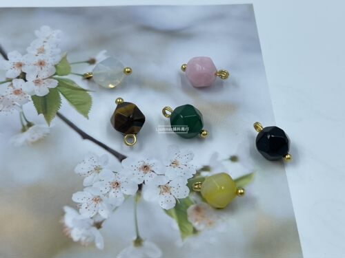 小香风玛瑙水晶玉石纽扣儿童针织毛线衣服定制旗袍钮扣精品衬衫扣