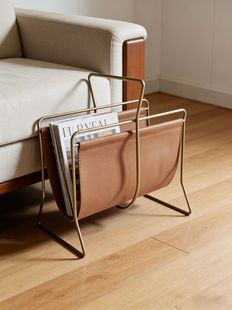 北欧时尚不锈钢皮桌上落地儿童小书架报刊杂志样板房拍摄道具摆件