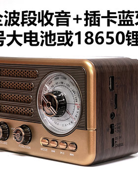 全波段插卡蓝牙收音机