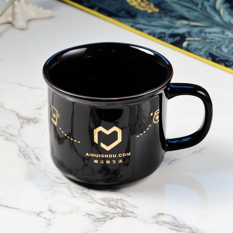 300毫升陶瓷咖啡杯早餐牛奶办公