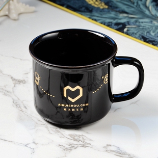 300毫升陶瓷咖啡杯送一瓷勺早餐杯 牛奶杯 办公杯 马克杯水杯微瑕