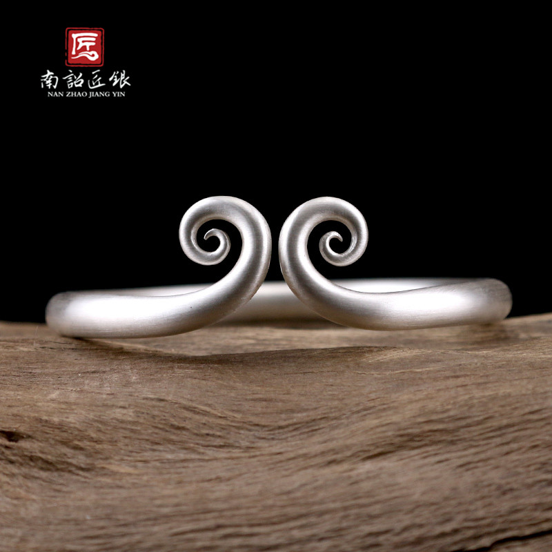 定海神针大圣归来如意纯银手镯