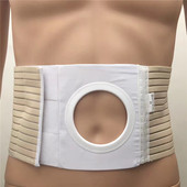 医造口腹带固定腰带腹部造瘘透气弹力夏季 旁疝防疝造瘘结肠改道孔