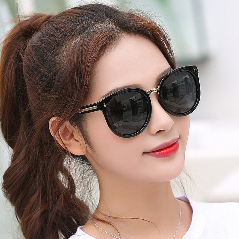 2026新款偏光太阳镜女韩版时尚防紫外线眼镜圆脸网红大框情侣墨镜