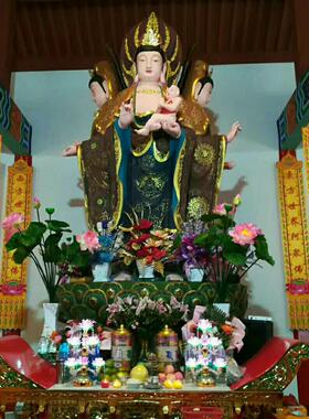 有缘玻璃钢祝福中式寺院