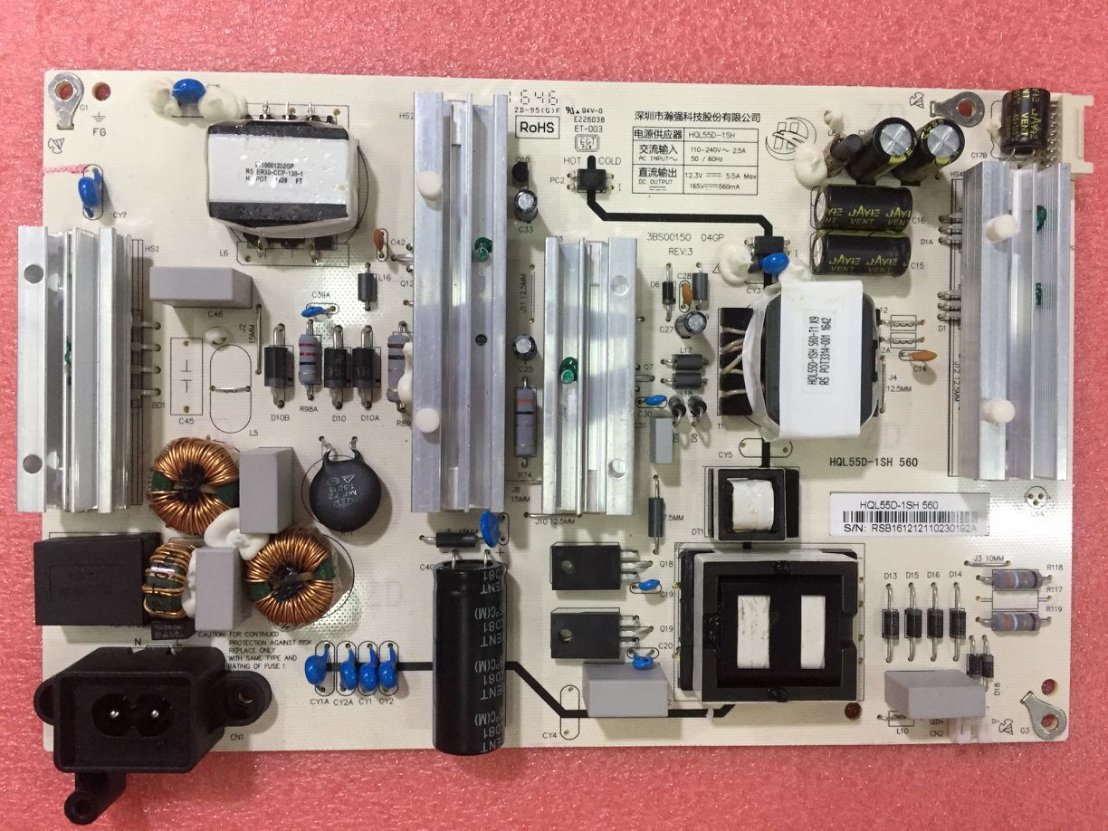 长虹原装全新 55Q3TA 55Q3T55G6 电源板HQL55D-1SH 560