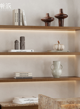 中古侘寂风酒店会所软装饰品陈列摆设民宿开放格复古陶瓷艺术摆件