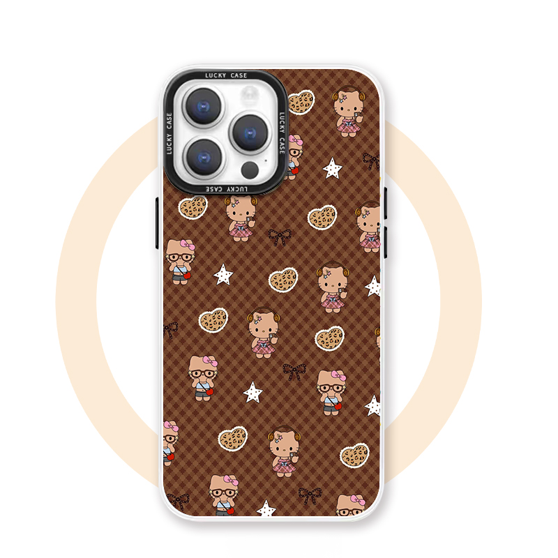 黑皮kitty 适用于iPhone16promax苹果15pro华为手机壳小众独特14高级感轻奢13浮世绘ins风华为pura70艺术小米