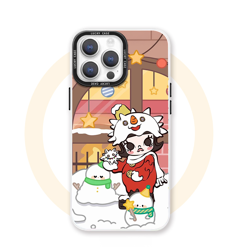 Labubu 适用于iPhone16promax苹果15pro磁吸手机壳小众独特14高级感轻奢13浮世绘ins风华为pura70艺术小米