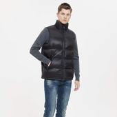 大码 秋冬户外男士 羽绒马甲加厚加绒休闲白鹅绒背心韩版 宽松坎肩男