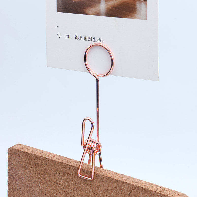 新款防滑金属便签夹照片夹标签夹