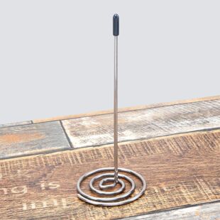 插单器304不锈钢厨房外卖菜单插收集座餐厅传票叉商用收银小票叉