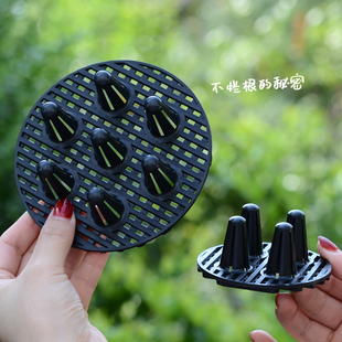 花盆控根垫片防烂根底托垫神器支架透气托架防漏土植物防烂根神器