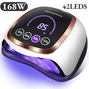 Led Drying 42LEDs Professional Nail Manicure 168W For Lamp