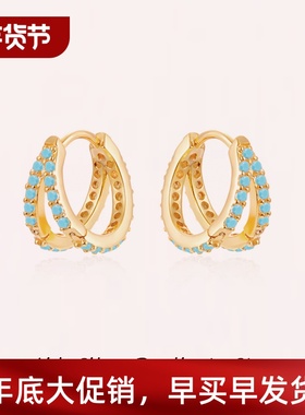 2023 Small Round Gold Hoops Earrings Jewelry Women Snake