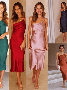 Spring and Summer New Back Lace-up Slim Fashion Medium Lengt