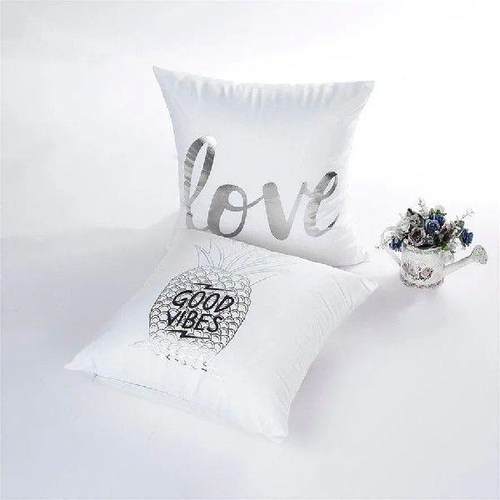 Home Decor Cushion Cover 45x45cm 1PC Silver Foil Printing