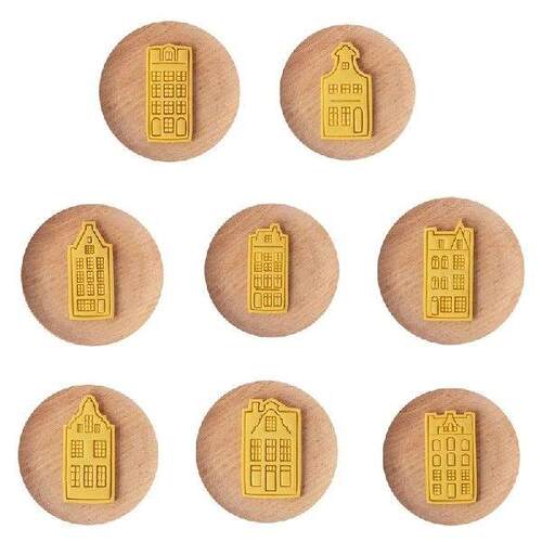 Vintage House Biscuit Cutters Cookie Stamps Fondant Pastry