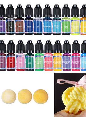 10ml 24color Liquid Candle Dye Colorant DIY Soy Wax Beeswax