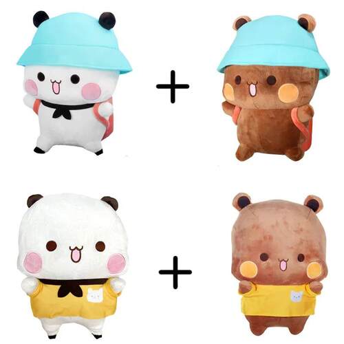 In Stock Bubu And Dudu Panda Plush Cute Cartoon Panda Bear D