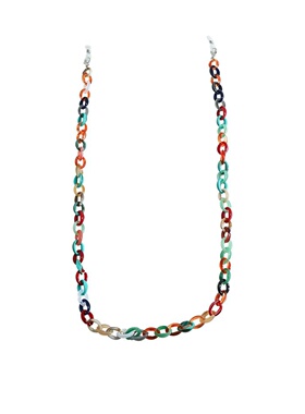Fashion Star stitching resin pendant chain o