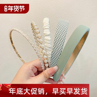 Women Cloth Headband Set Headdress Fashion Bands 5pcs Hair