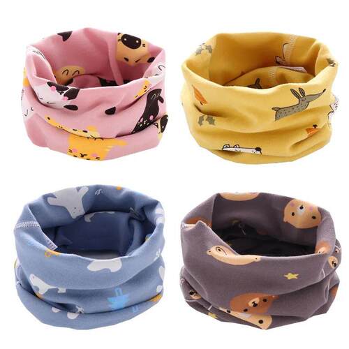 Winter Children Warmer Neck Scarf For Kids Boys Girls Necker