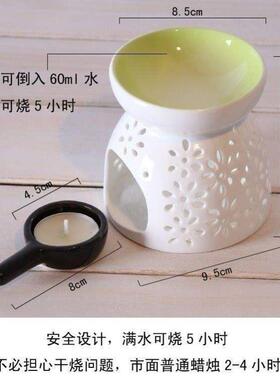 Candle aromatherapy lamp essential oil burner ceramic large