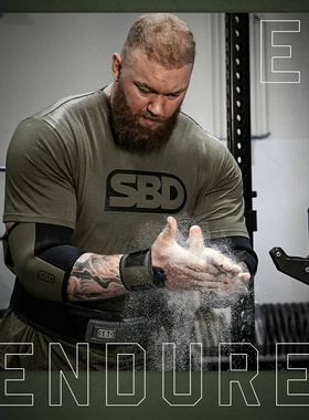 英国SBD 金石限量 T恤 军绿色纯棉运动比赛训练服短袖休闲圆领