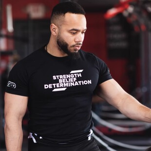 英国SBD 弦月限量配色系列 举重大力士硬拉深蹲训练纯棉T恤包邮