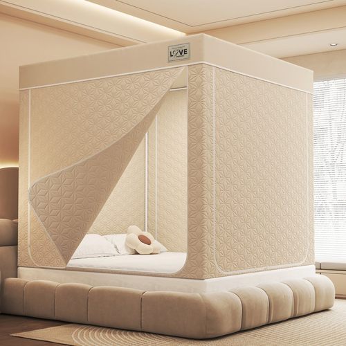 加厚保暖五面夹棉防寒三开门拉链