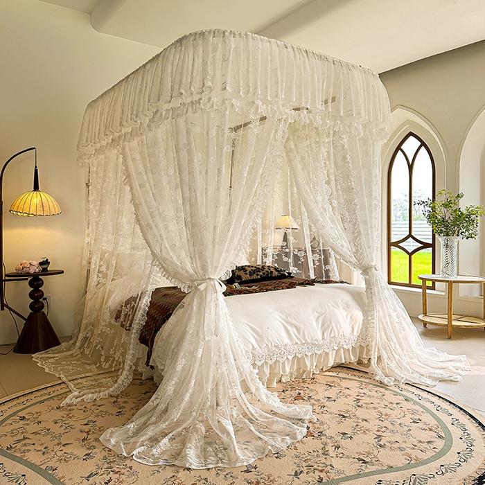 U型导轨蕾丝蚊帐铝合金升降轨道