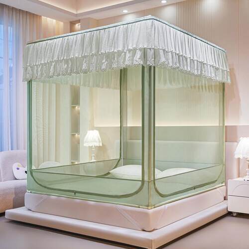 全底可以放竹席床垫婴儿床幔卧室