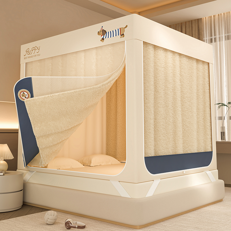 新款防蚊遮光加绒保暖蚊帐